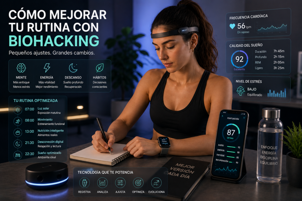 Cómo mejorar tu rutina con biohacking