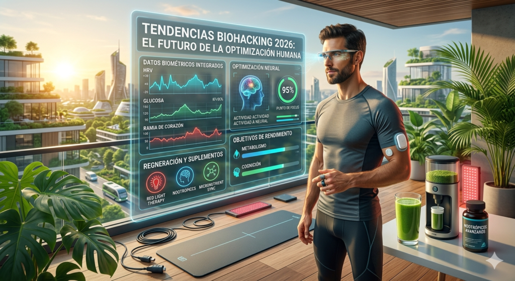 Tendencias biohacking 2026: El futuro de la optimización humana