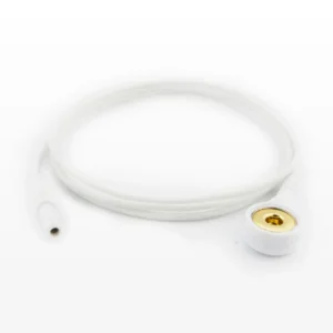 Cable de conexión de 96 cm, con botón de presión de 2 mm, BLANCO (1 unidad)
