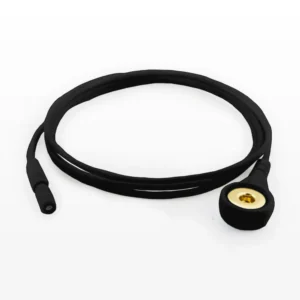 Cable de conexión de 96 cm, con botón de presión de 2 mm, NEGRO (1 unidad)