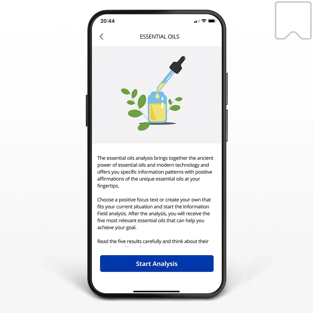 Módulo de Aceites Esenciales HealAdvisor Analyse